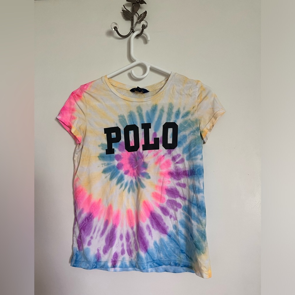 Polo tie dye t shirt